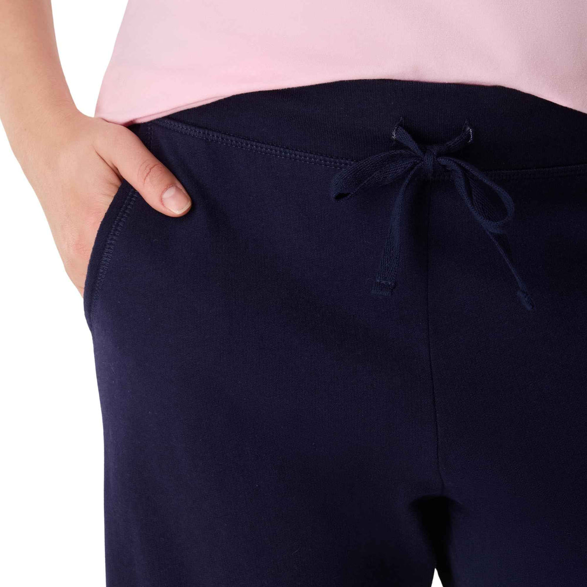 Hanes Women's French Terry Bermuda Short, Navy, Large 🍁 All In One Marketplace Canada