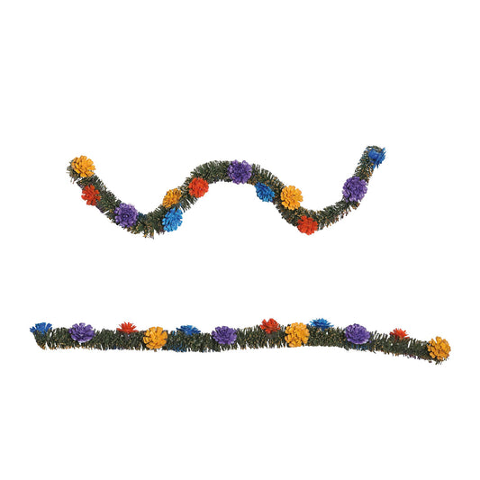 Department 56 Village Accessories Halloween Day of The Dead Garland Décor Figurine Set, 1.38 Inch, Multicolor