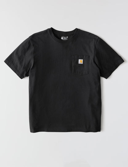 Carhartt Men's K87 Workwear Short Sleeve T-Shirt (Regular and Big & Tall Sizes), Black, 3XL (Reg) 🍁 All In One Marketplace Canada