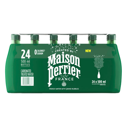 Maison Perrier Unflavoured Carbonated Water, 24 Bottles, 500 ml 🍁 All In One Marketplace Canada