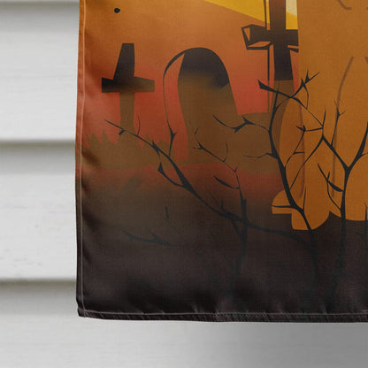 Caroline's Treasures BB4288CHF Halloween Karelian Bear Dog Canvas House Size Flag, Large, Multicolor