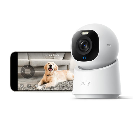 eufy Indoor Cam E30, Latest Generation, 4K UHD Security Camera, 360 Pan-Tilt, Color Night Vision, Al Detection for Human/Pet/Audio/Crying, Human/Pet Auto Tracking, Works with Homekit 🍁 All In One Marketplace Canada