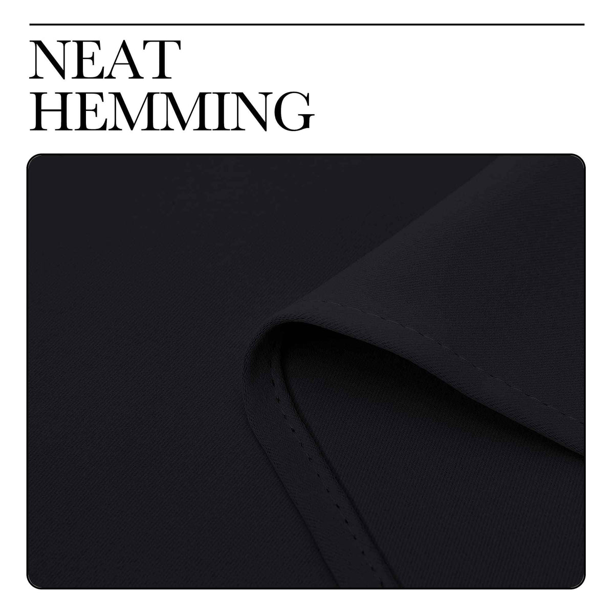 NICETOWN Blackout Curtains 2 Panels for Bedroom- Halloween Thermal Insulated Grommet Blackout Curtains 63 Inches Long for Living Room/Kitchen Rideaux occultants (2 Panels,W42 x L63 -Inch,Black) 🍁 All In One Marketplace Canada