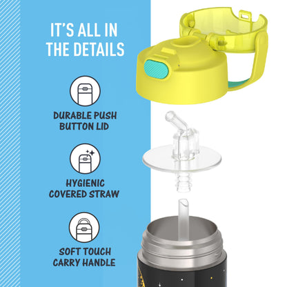 THERMOS FUNTAINER Water Bottle with Straw, 14oz, Out of This World 🍁 All In One Marketplace Canada
