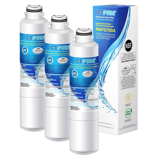 ICEPURE DA29-00020B Replacement for Samsung Water Filter HAF-CIN/EXP HAF-CIN DA29-00020B-1 RF28HMEDBSR RF263BEAESR RS25J500DSR RF263TEAESG RWF0700A HDX FMS-2 DA97-08006A-1 RF4287HARS RF28HFEDBSR 3PACK 🍁 All In One Marketplace Canada