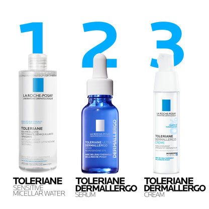 La Roche Posay Toleriane Micellar Water for Ultra Sensitive Skin, Cleanses and Removes Makeup, formulated with Glycerin & Thermal Spring Water, Hypoallergenic, Recommended by Dermatologists, 400ml 🍁 All In One Marketplace Canada