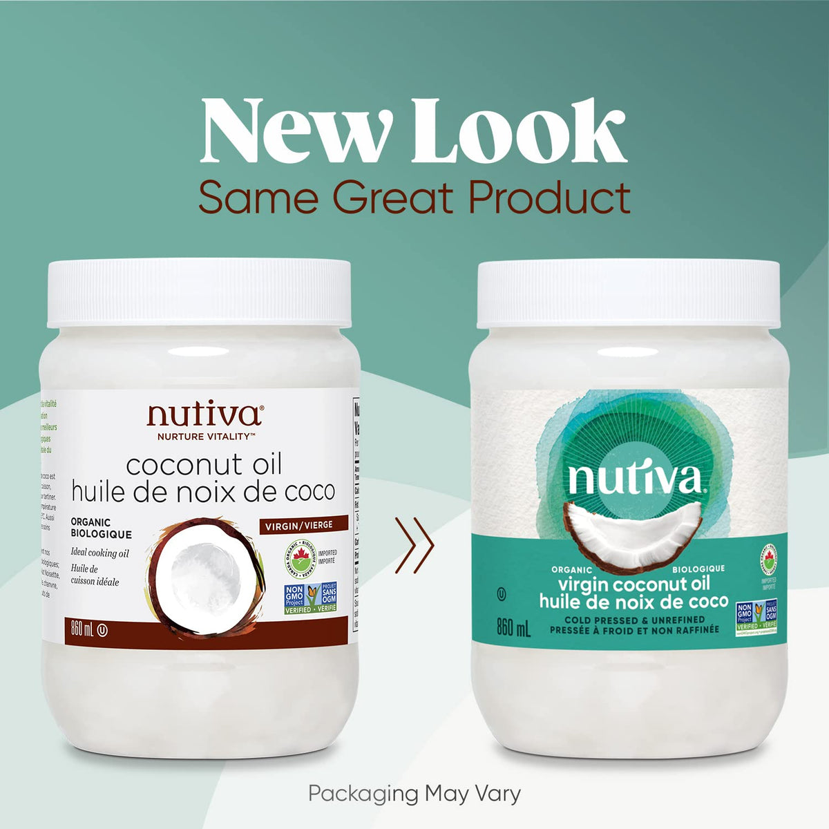 Nutiva Organic Coconut Oil Virgin, 860Ml 🍁 All In One Marketplace Canada