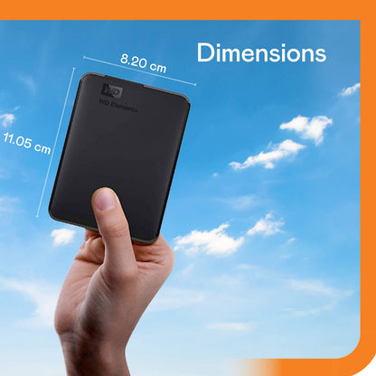 Western Digital 1TB Elements Portable External Hard Drive - USB 3.0 - WDBUZG0010BBK-WESN,Black 🍁 All In One Marketplace Canada