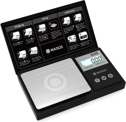 MAXUS Precision Pocket Scale 500g x 0.01g, Digital Gram Scale with Tray, Small Food Scale, Jewelry Scale, Ounces Grains Scale with Backlit LCD 🍁 All In One Marketplace Canada
