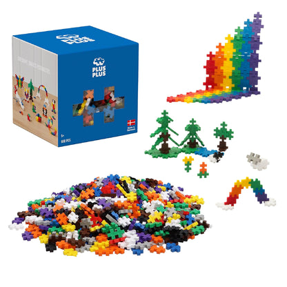 PLUS PLUS - 600 Pcs 12 x 20 mm Basic Colors Set Building Blocks 🍁 All In One Marketplace Canada