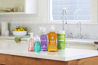 Method All-Purpose Cleaner Spray, Plant-Based and Biodegradable Formula Perfect for Most Counters, Tiles, Stone, and More, Pink Grapefruit Scent, 828 ml Spray Bottles, 8 Pack, Packaging May Vary 🍁 All In One Marketplace Canada