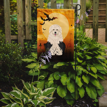 Caroline's Treasures BB4362GF Halloween Old English Sheepdog Flag Garden Size, Small, Multicolor