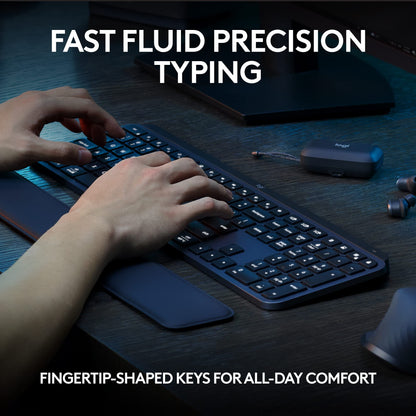 Logitech MX Keys S Wireless Keyboard, Low Profile, Fluid Precise Quiet Typing, Programmable Keys, Backlighting, Bluetooth, USB C Rechargeable, for Windows PC, Linux, Chrome, Mac - Graphite 🍁 All In One Marketplace Canada