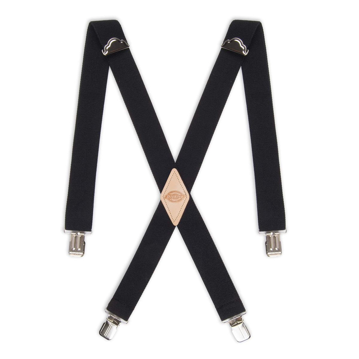 Dickies Men's 1-1/2 Solid Straight Clip Suspender, Black, One Size 🍁 All In One Marketplace Canada