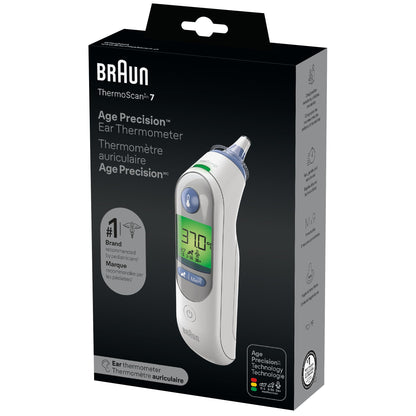 Braun IRT6520CA ThermoScan® 7 Ear Thermometer with Age Precision™ for All Age Groups, #1 Brand Among Pediatricians and Moms 🍁 All In One Marketplace Canada