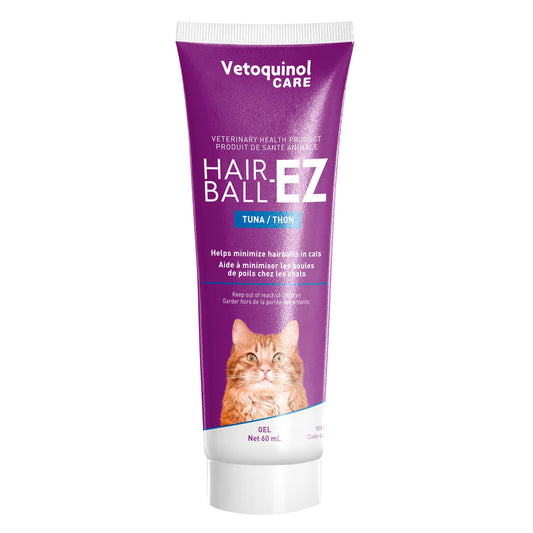 Vetoquinol Hairball-EZ – Veterinary Health Product – Helps Minimize Hairballs in Cats (Tuna) 🍁 All In One Marketplace Canada