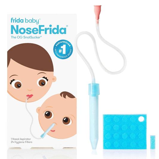 Frida Baby NoseFrida Nasal Aspirator, Snot Sucker Suitable for Newborns and Babies, Baby Nose Sucker + 24 Extra Hygiene Filters 🍁 All In One Marketplace Canada