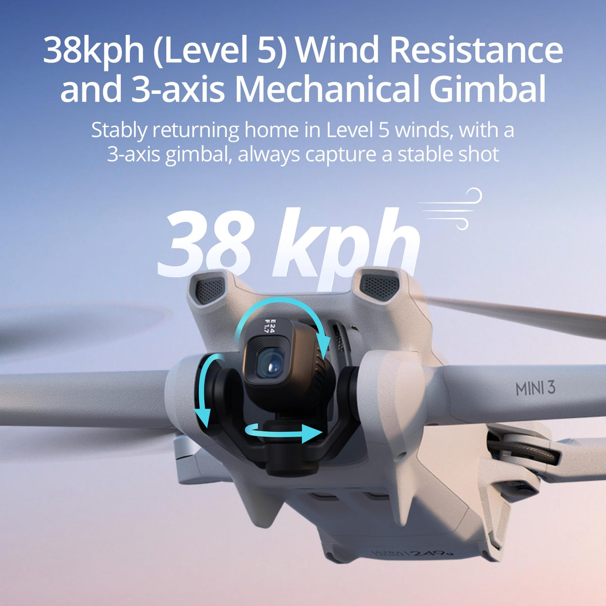 DJI Mini 3 (DJI RC), Lightweight 3x Mechanical Gimbal Drones with Camera for Adults 4K, 38-min Flight Time, up to 32800ft (10km) Video Transmission, Vertical Shooting, GPS Auto Return Integrated 🍁 All In One Marketplace Canada