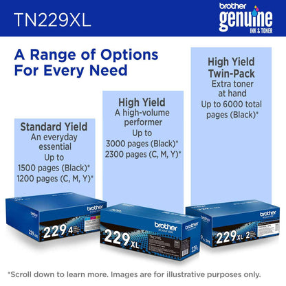 Brother TN229XLY High-Yield Yellow Toner Cartridge 🍁 All In One Marketplace Canada