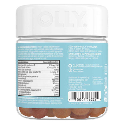 OLLY Prenatal Gummy Supplement Sweet Citrus Multivitamin to help support Mommy & Baby, with no artificial flavours and colours, 30 day supply (60 gummies) 🍁 All In One Marketplace Canada