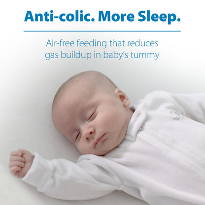 Dr. Brown's Natural Flow Anti-Colic Options+ Wide-Neck Glass Baby Bottles 9 oz/270 mL, with Level 1 Slow Flow Nipple, 3 Pack, 0m+ 🍁 All In One Marketplace Canada