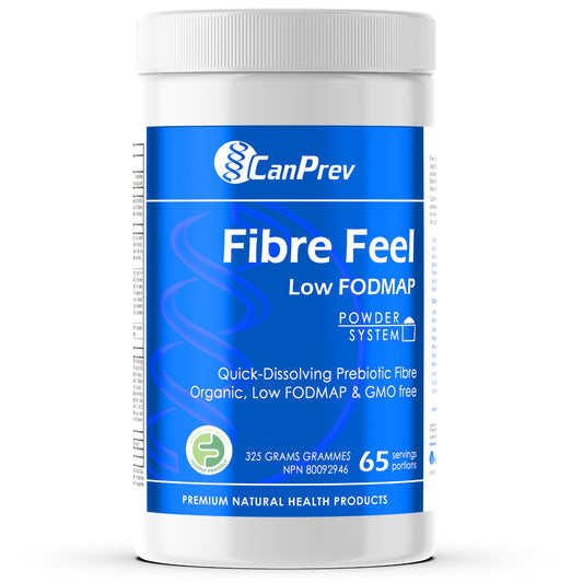 CanPrev Organic Fibre Feel Powder 325g, 65 Servings, Unflavoured & Easy to Mix, Promotes Digestive Wellness & Regularity, Quick-Dissolving & Gentle, Natural Ingredients, Perfect for Smoothies & Shakes 🍁 All In One Marketplace Canada