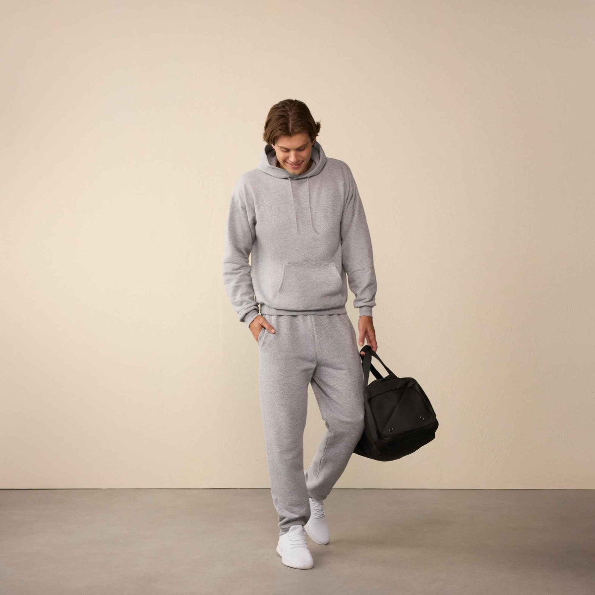 Hanes Men's Pullover EcoSmart Hooded Sweatshirt, Black, XX-Large 🍁 All In One Marketplace Canada