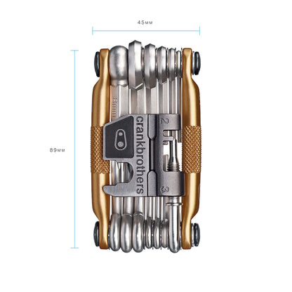 Crank Brothers Multi Bicycle Tool (19-Function, Gold) 🍁 All In One Marketplace Canada
