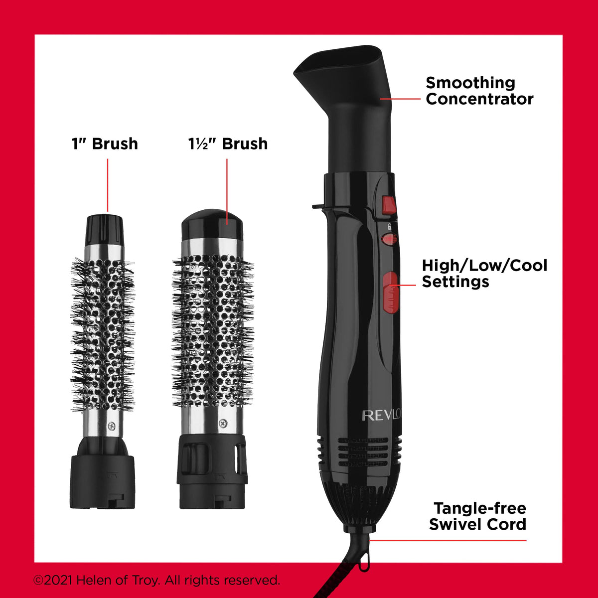 Revlon All-In-One Style Hot Air Kit - Curl and Volumize Hair, Salon-Styled Finish 🍁 All In One Marketplace Canada