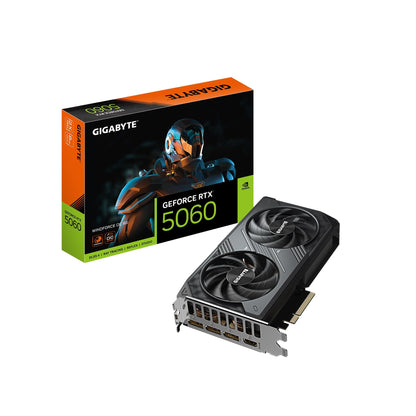 GIGABYTE GeForce RTX 5060 WINDFORCE OC 8G Graphics Card, 8GB 128-bit GDDR7, PCIe 5.0, WINDFORCE Cooling System, GV-N5060WF2OC-8GD Video Card 🍁 All In One Marketplace Canada