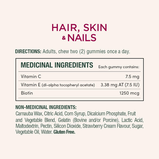 NATURE'S BOUNTY Hair, Skin & Nails, Helps Maintain Health of Hair, Skin & Nails, 450 g 🍁 All In One Marketplace Canada