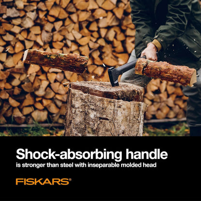 Fiskars X27 Super Splitting Axe, 36" Wood Splitting Axe for Medium to Large Size Logs with Shock-Absorbing Handle, Split Firewood, Forged Steel Blade, Bushcraft Gear and Camping Hatchet 🍁 All In One Marketplace Canada