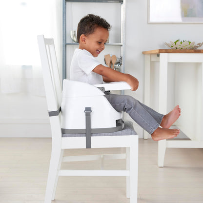 Ingenuity Baby Base 2-in-1 Booster Feeding and Floor Seat with Self-Storing Tray - Mist 🍁 All In One Marketplace Canada
