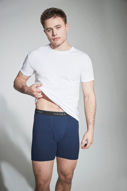 Hanes mens 4 Pack boxer briefs, Black/Grey, Large US 🍁 All In One Marketplace Canada