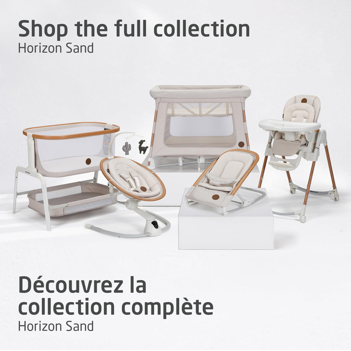 Maxi-Cosi 2-in-1 Kori Rocker, folds flat, travel, washable fabrics, Sand Horizon 🍁 All In One Marketplace Canada