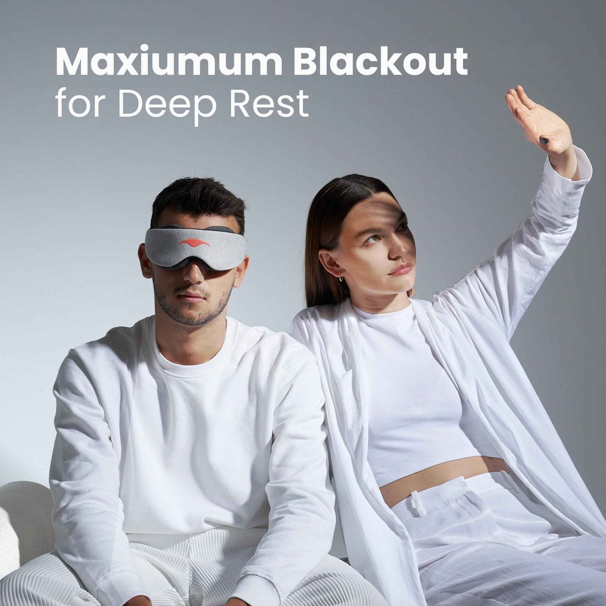 Manta Original Sleep Mask - Maximum Blackout Sleep Mask for Deep Sleep, Adjustable with Detachable Eye Cups, Zero Eye Pressure for Back & Belly Sleepers, Ideal for Travel, Shift Work & Daytime Sleep 🍁 All In One Marketplace Canada