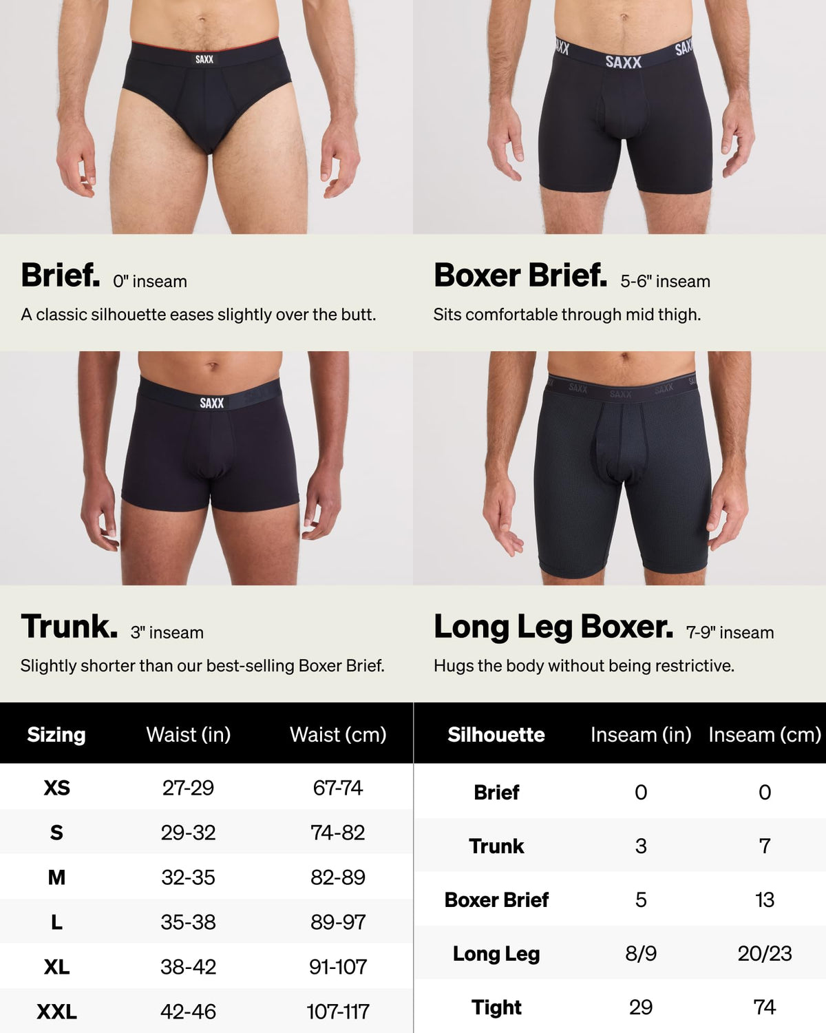 SAXX Underwear Co. Men's Core Cotton Boxer Brief Fly 3-Pack, Black/Graphite, Large 🍁 All In One Marketplace Canada