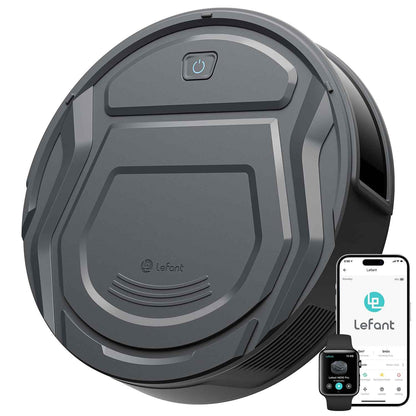 Lefant M210Pro Robot Vacuum Cleaner, 6 Cleaning Modes, 200 Mins Runtime, 4000Pa Suction, SmartSense Technology, Multi-Surface Cleaning, Ideal for Pet Hair and Hard Floor 🍁 All In One Marketplace Canada