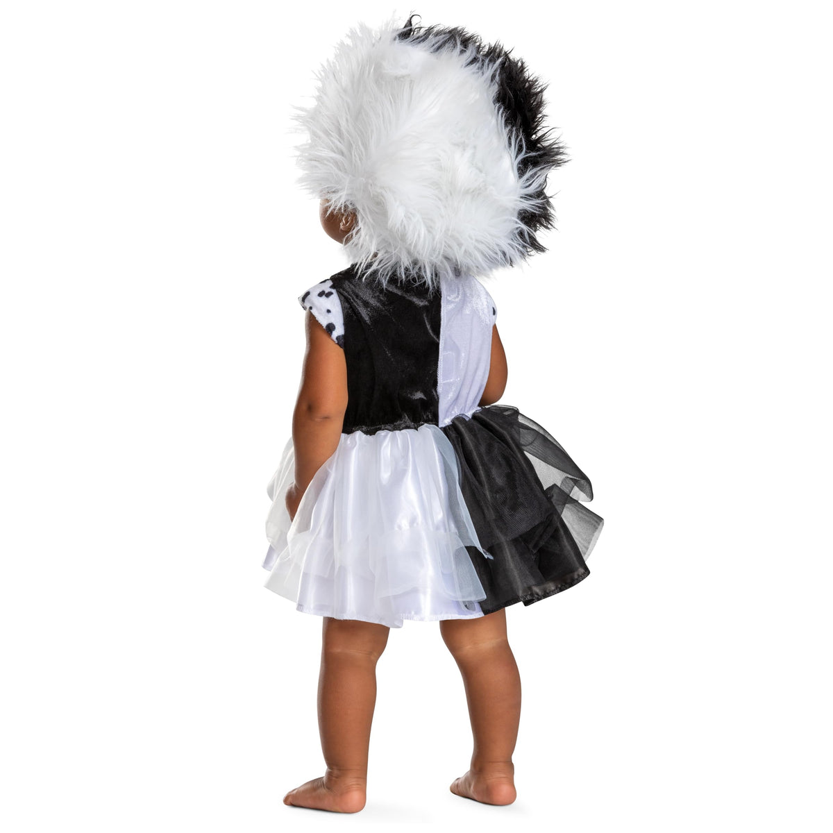 Cruella Infant Costume, Official Disney Baby Costume Outfit for Halloween, (6-12 months)