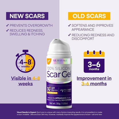 Silicone Scar Gel Scar Cream - SPF 30 Advanced Scar Gel for Old and New Scars 🍁 All In One Marketplace Canada