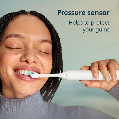 Philips Sonicare 4100 Power Toothbrush, Rechargeable Electric Toothbrush with Pressure Sensor, Black HX3681/24 🍁 All In One Marketplace Canada