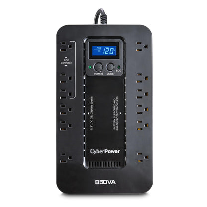 CyberPower EC850LCD Ecologic Battery Backup & Surge Protector UPS System, 850VA/510W, 12 Outlets, ECO Mode, Compact, Uninterruptible Power Supply 🍁 All In One Marketplace Canada