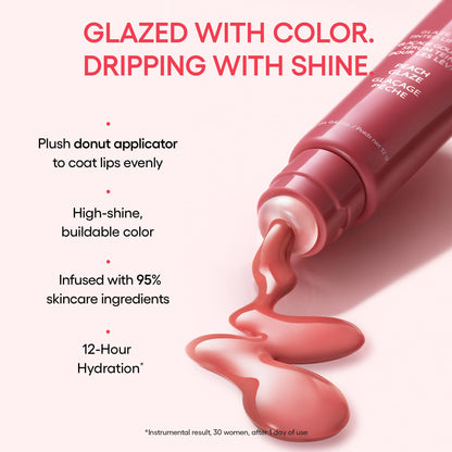 LANEIGE Glaze Craze Tinted Hydrating Lip Serum, for Glossy, Nourished Lips with Plumping Polypeptides, Chocolate Frosting 🍁 All In One Marketplace Canada
