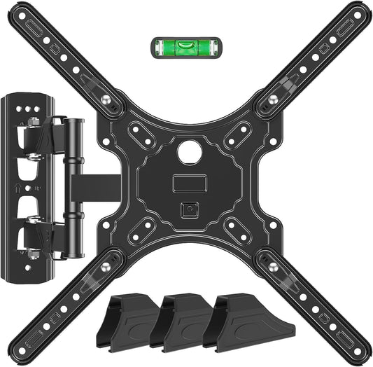 MOUNTUP TV Wall Mounts for Most 26-60 Inches TVs, Full Motion TV Bracket with Swivel and Extension, Articulating Arms, Tilt, Leveling, Single Stud Design, Max VESA 400x400mm up to 77lbs, MU0009 🍁 All In One Marketplace Canada