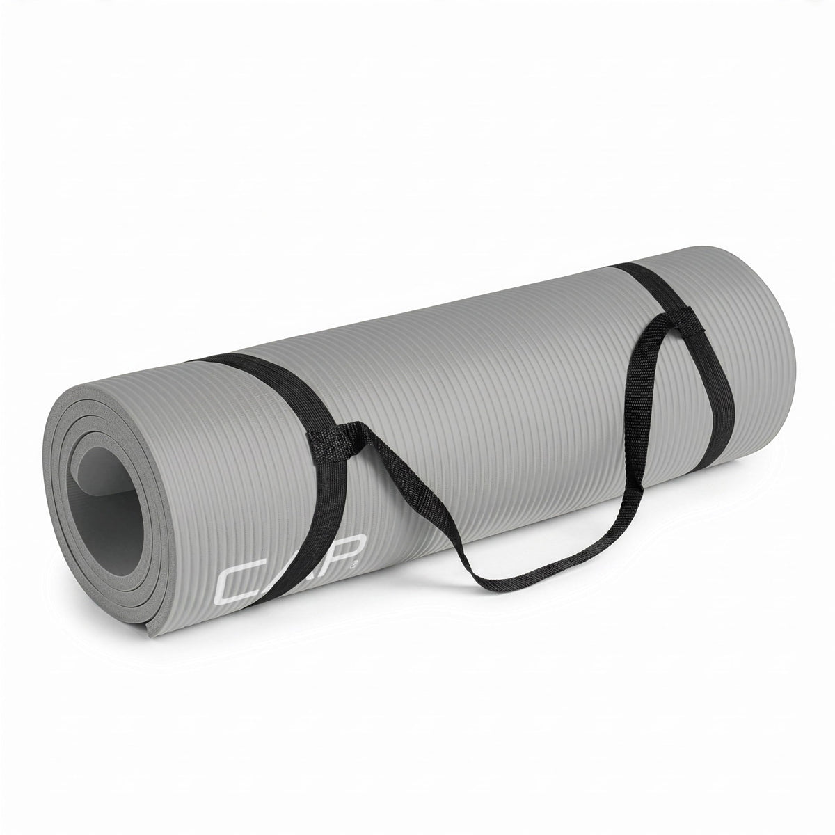 CAP Barbell High Density Exercise Mat with strap, 68"x24" 12mm - Gray 🍁 All In One Marketplace Canada