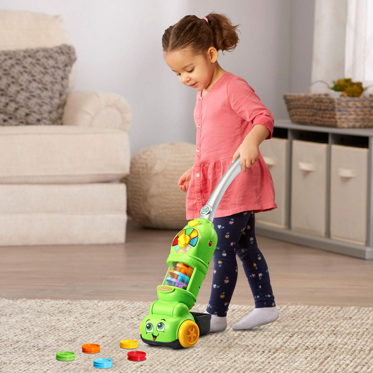 LeapFrog Pick Up and Count Vacuum, Green 🍁 All In One Marketplace Canada