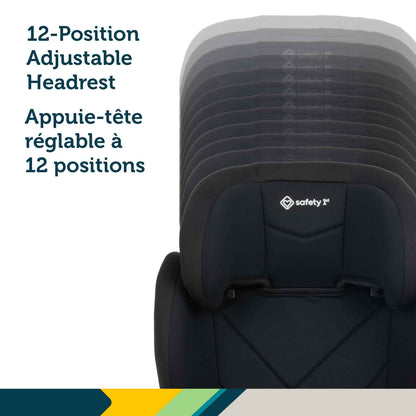 Safety 1st Growmate 2-in-1 Belt-Positioning Booster Car Seat, High-Back to Backless, Slim & Lightweight, Fits 3 Across, Adjustable Headrest - Hexagon Horizon 🍁 All In One Marketplace Canada