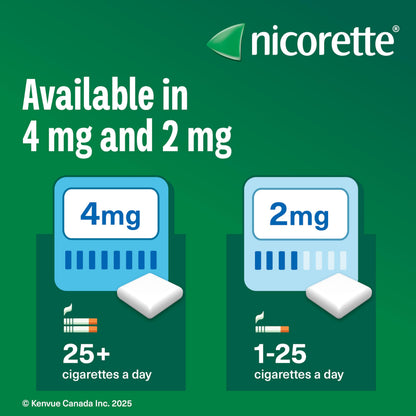 Nicorette 4mg Nicotine Gum, Mint – Quit Smoking Aid with Fast Craving and Withdrawal Relief, Nicotine Replacement Therapy (NRT), Teeth Whitening, 210 Pieces (Value Size) 🍁 All In One Marketplace Canada