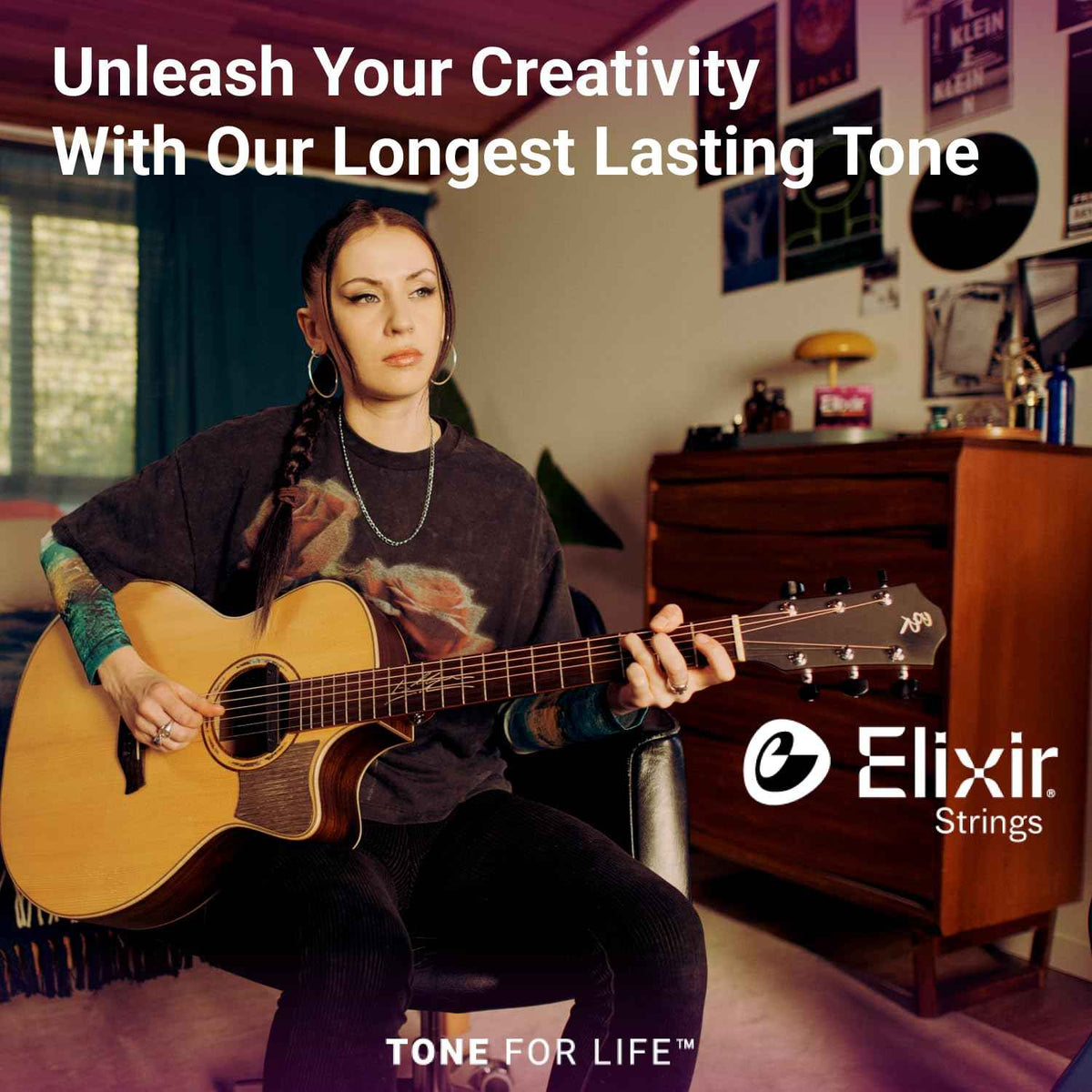 Elixir 80/20 Bronze Acoustic Guitar Strings with Nanoweb Coating - Extra Light 10-47 🍁 All In One Marketplace Canada