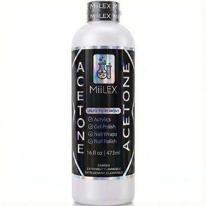 Acetone 16oz Made in Canada - Nail Polish Remover, Professional Strength Gel, Acrylic & Dip Remover – Fast Acting 🍁 All In One Marketplace Canada